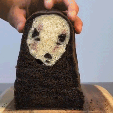 ネコバス パン 切る となりのトトロ イラスト かわいい