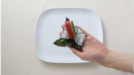 ミツカン サイクロイド手巻き寿司 特製海苔型シート デザイン サイクロイド曲線