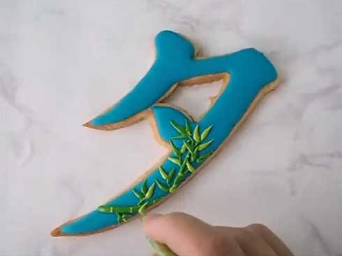 七夕 アイシングクッキー 上岡麻美 お菓子 デザイン 綺麗