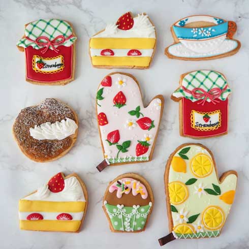 七夕 アイシングクッキー 上岡麻美 お菓子 デザイン 綺麗