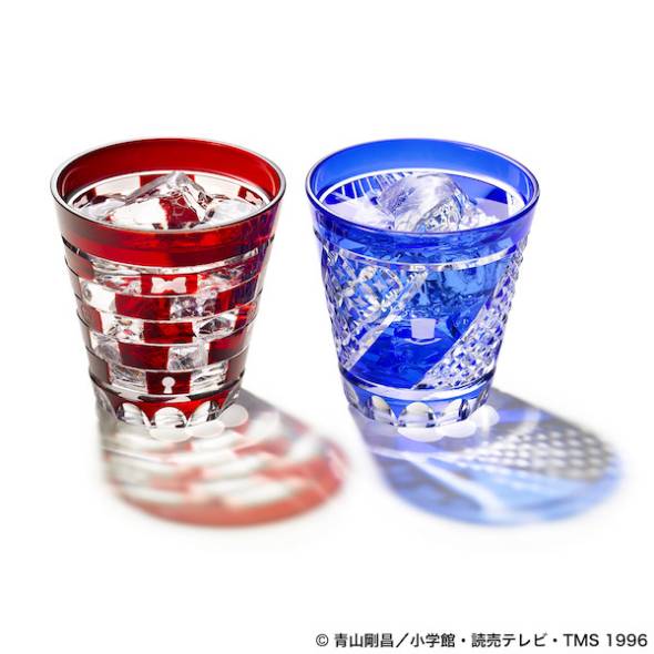 「名探偵コナン 江戸切子グラス」イメージ図