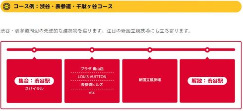 タクシーde建築めぐり