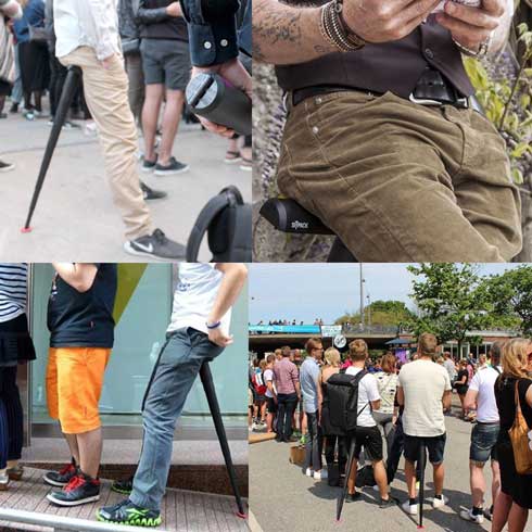 デンマーク ポータブル 折りたたみチェア 椅子 SITPACK 2.0