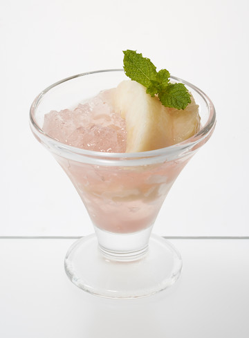 デニーズ桃パフェ