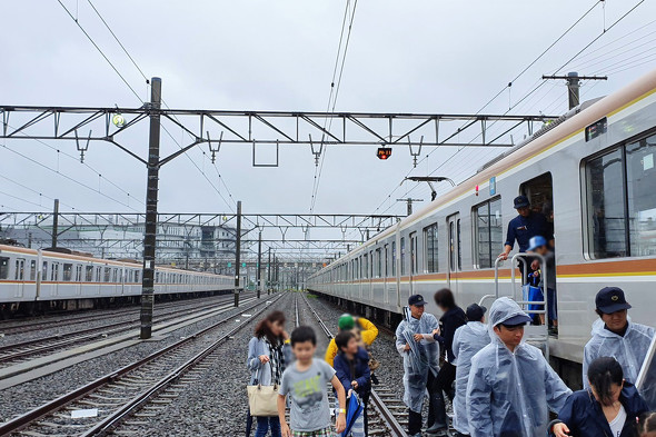 車両洗浄乗車体験