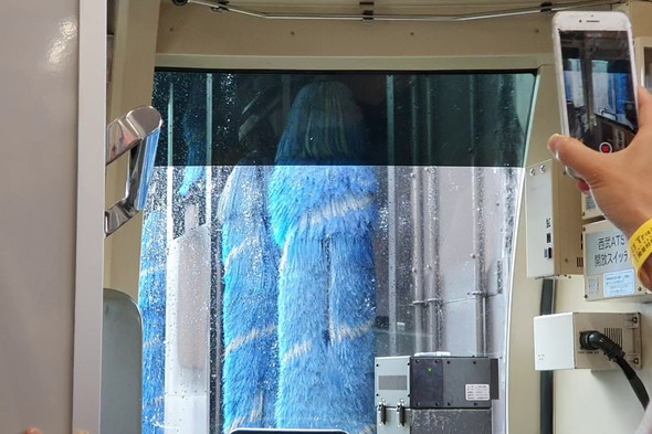 車両洗浄乗車体験