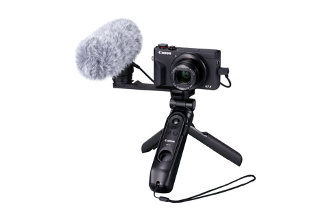 スタンドやマイクを取り付けた例