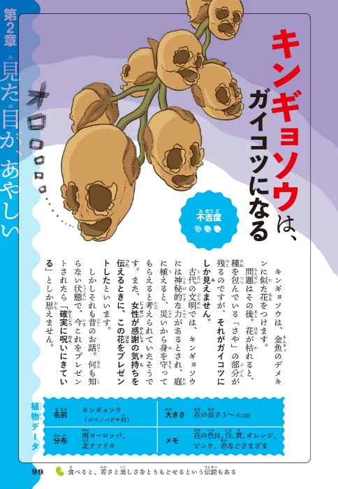 キンギョソウはガイコツになる