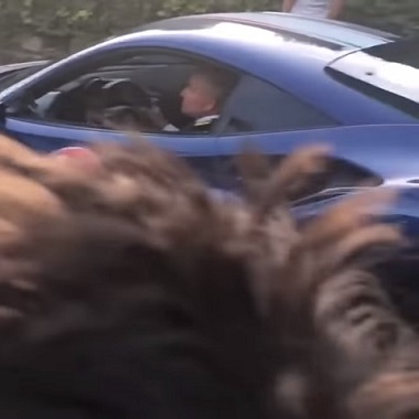 フェラーリ F50 488 ピスタ 事故 追突 カヴァルケード