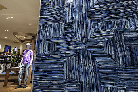 ライトオン壁面アート