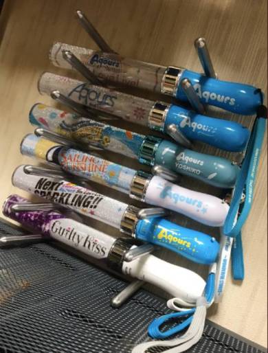 キンブレスタンドとなった鍋蓋スタンド