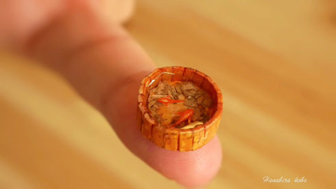 マッチ箱 金魚すくい ミニチュア レジン