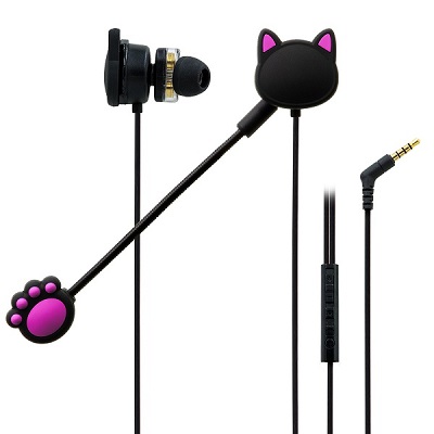 ネコ型イヤホン