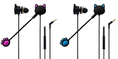 ネコ型イヤホン