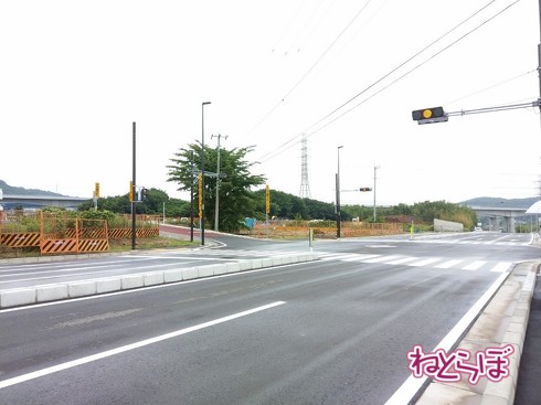 現時点で開通区間唯一となる信号