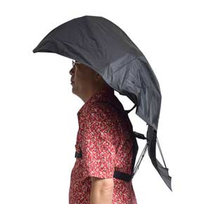 背負う 日傘 マイシャドーブレラ サンコー ハンズフリー