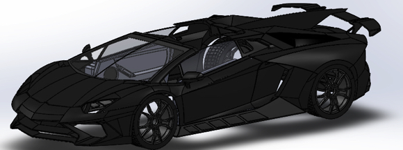 ランボルギーニ アヴェンタドール レプリカ 3Dプリンタ