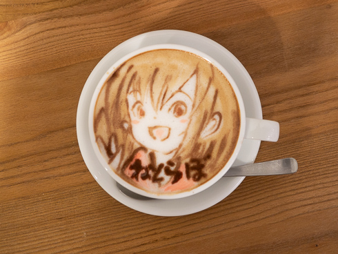 ITちゃんのラテアートの写真