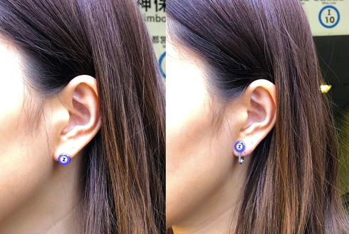 東京メトロ公認「東京メトロ路線マークのイヤリング＆ピアス