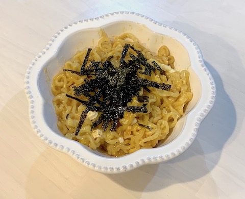 鯨井風汁なし麺