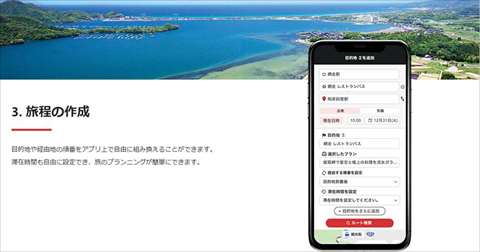 観光MaaSアプリ「WILLERS」