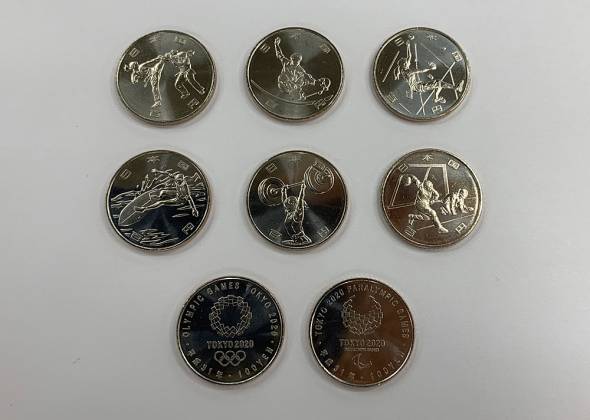 パラリンピック　記念硬貨 1次】2020東京オリンピック・パラリンピック 1次 100円クラッド