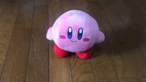 ぴょこぴょこ動きが天使！ 音楽に合わせて動くカービィのおもちゃが見