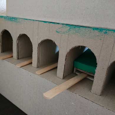 中学生 娘 作った 工作 手作り ワニワニパニック 段ボール 手動 再現