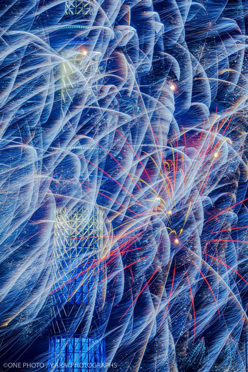 隅田川花火大会 写真 強風 現代アート 撮影 きれい 美しい