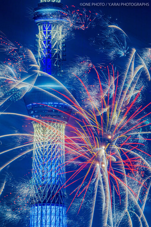 隅田川花火大会 写真 強風 現代アート 撮影 きれい 美しい