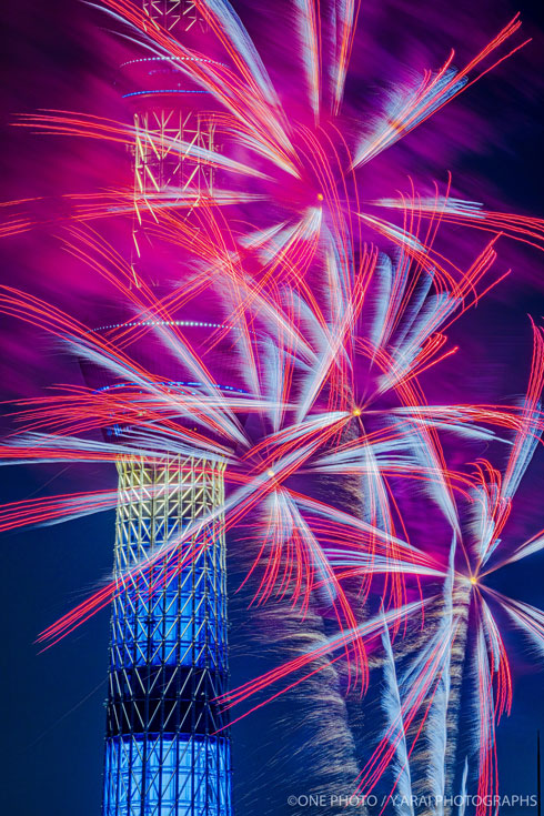 隅田川花火大会 写真 強風 現代アート 撮影 きれい 美しい