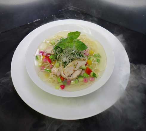 冷ミントら〜麺 ロッテ ミントオイル ラーメン 香り 麺屋武蔵
