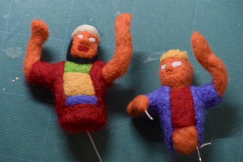 ねぶた 青森 羊毛フェルト