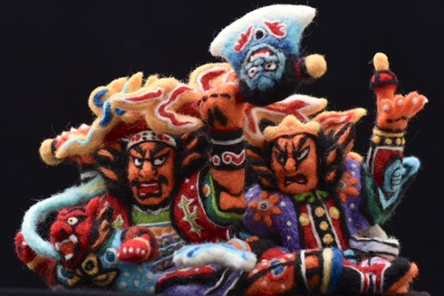 ねぶた 青森 羊毛フェルト