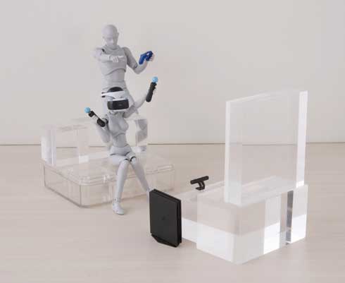 PlayStation 4 VR 1/12 スケール フィギュア用 カプセルトイ 組み合わせ figma