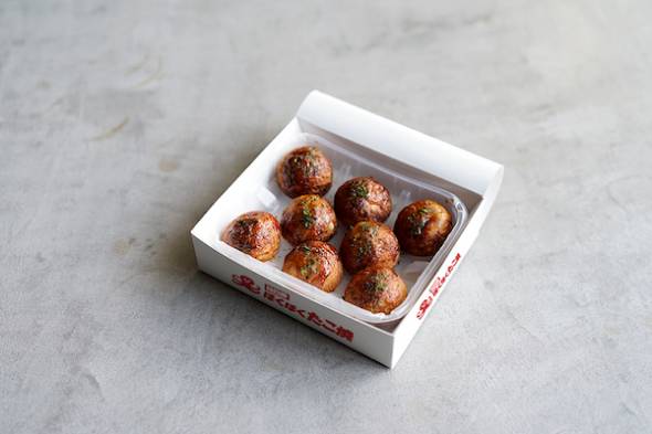 「天気の子」コラボカフェメニュー「3人で食べた豪華なディナー／たこ焼き」イメージ