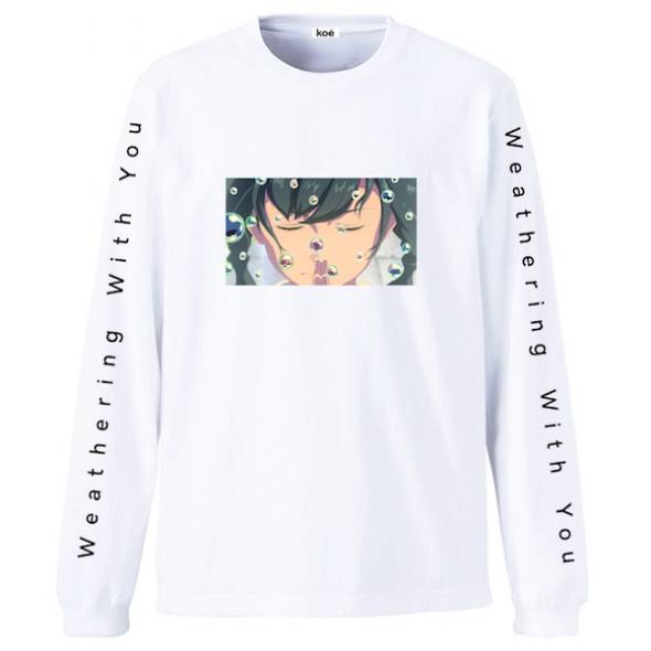 「天気の子」コラボグッズ「ロングスリーブTシャツA」イメージ