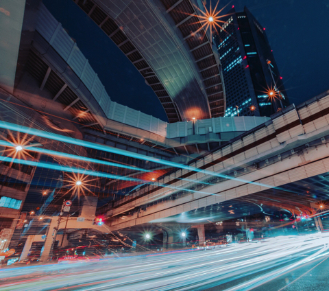 夜景 ジャンクション JCT かっこいい 写真