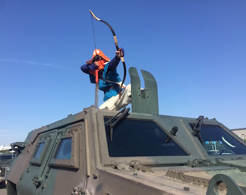 もののけ姫 コスプレ コミケ 防災公園 自衛隊