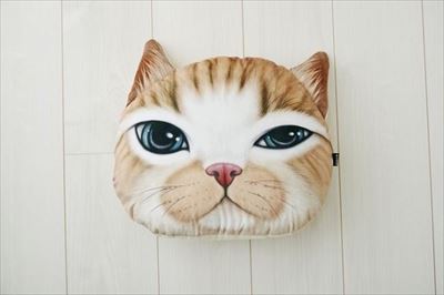 猫顔&犬顔クッション
