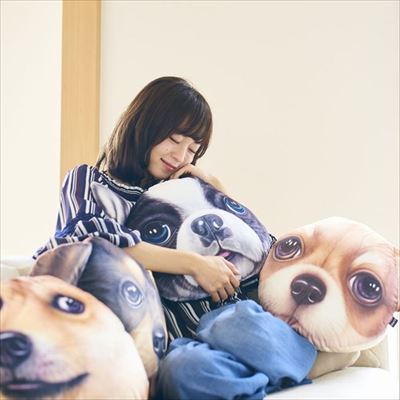 猫顔&犬顔クッション