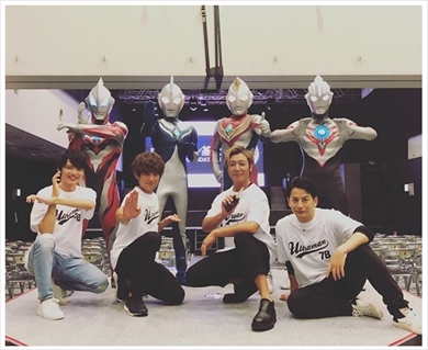 ウルフェス ウルトラマンフェスティバル2019 つるの剛士 杉浦太陽 石黒英雄 濱田龍臣 ダイナ オーブ コスモス ジード ウルトラマン基金 チャリティー