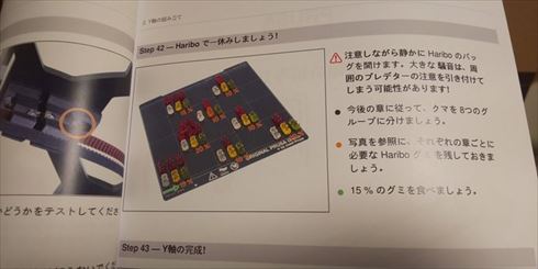 3Dプリンター ハリボー