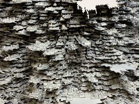 デス・スター2 第2 模型 手作り 製作 スミ入れ  スター・ウォーズ エピソード6 ジェダイの帰還