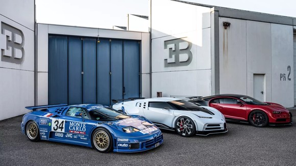 ブガッティ チェントディエチ EB110