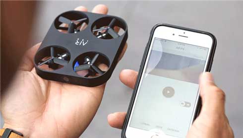 世界最小 セルフィー ドローン AIR PIX クラウドファンディング CAMPFIRE