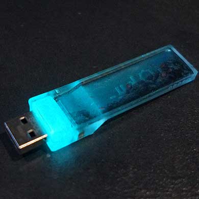 部屋とmidori 半透明 写真 埋め込まれた USB 美しい ヴィレッジヴァンガード