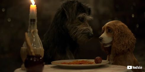 わんわん物語 ディズニー 実写 レディ トランプ スパゲティ