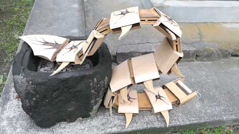 東京喰種 トーキョーグール クインケ フエグチ壱 真戸呉緒 段ボール 再現 つくるさん。