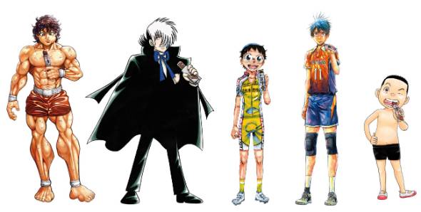 錦織 バキ 刃牙 弱虫ペダル 弱ペダ ブラックジャック ハリガネサービス 浦安鉄筋家族 浦鉄